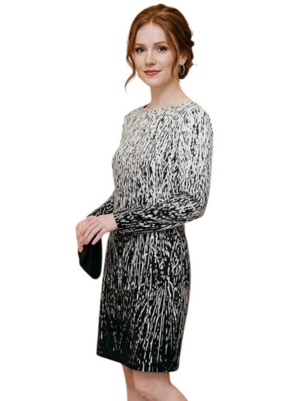 Sophisticated Whimsygoth Spiderweb Silk Shift Dress Size 2 Avant Garde Flowy